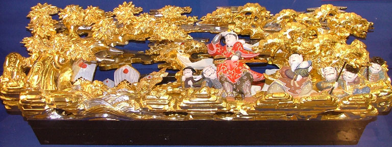 男が咲かす祭り華 粕谷宗関 平成8年 検:播州屋台 播州飾磨彫刻